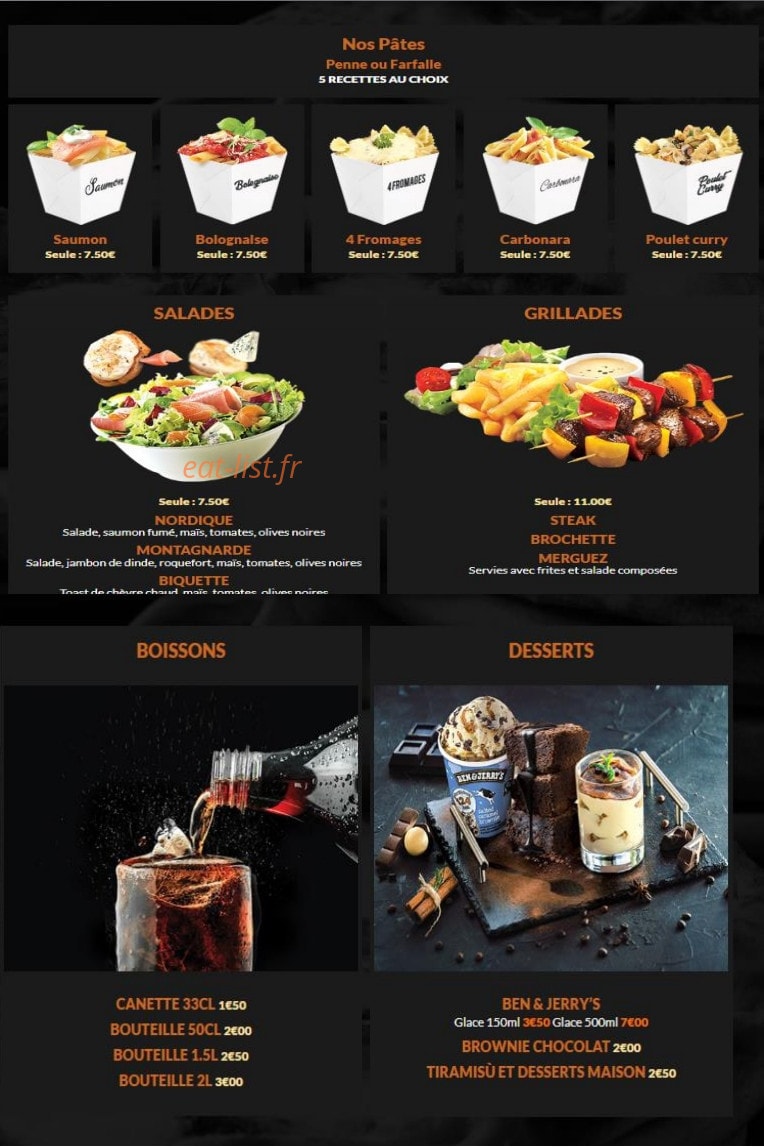 Pizza Pasta Valmy — carte page 4