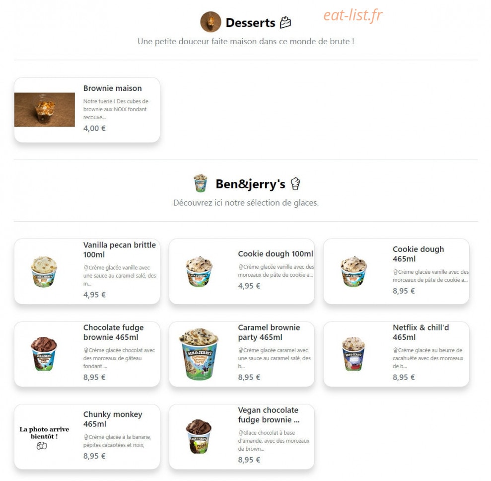 Savory Kitchens — carte page 3