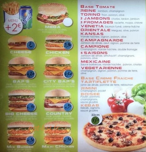 Tacos in the Bag — carte page 1