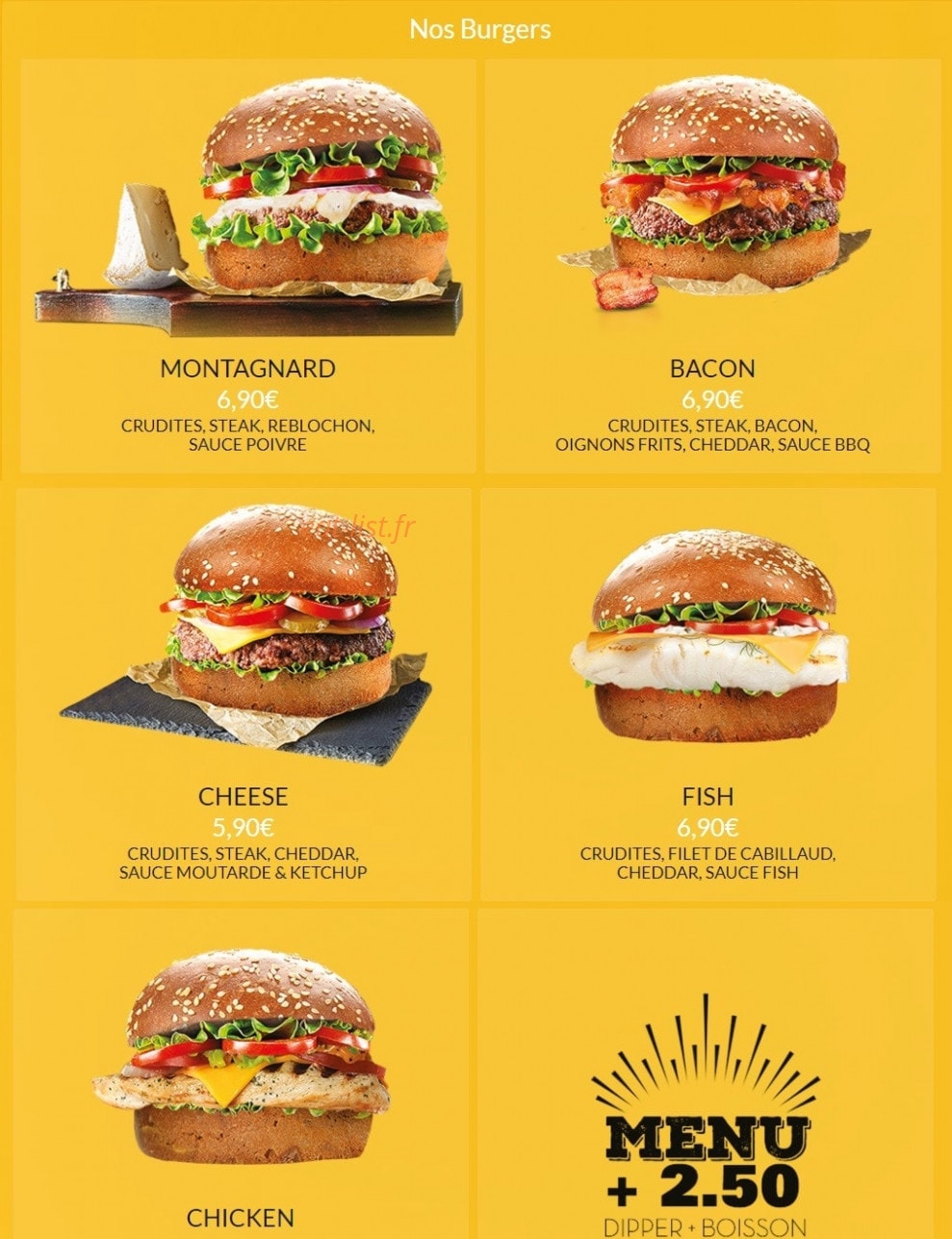 Tacos story — carte page 7