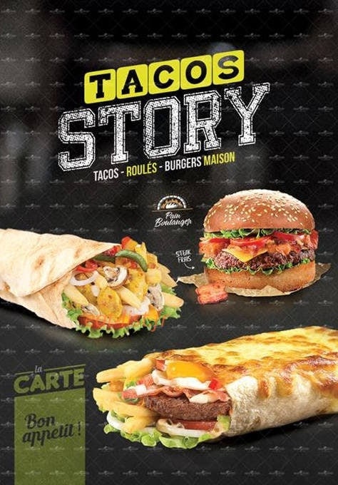 Tacos story — carte page 1