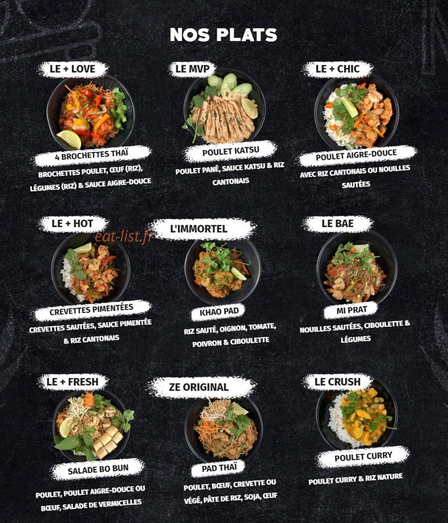 Asian House — carte page 1