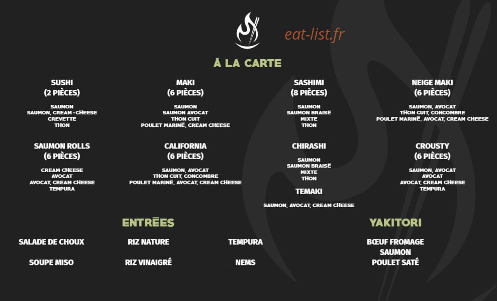 Asian House — carte page 6