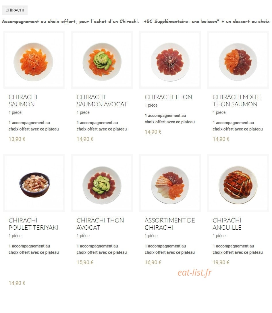 Ato sushi — carte page 10