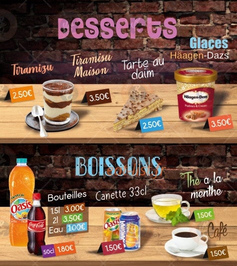 Barrios Gratinés — carte page 9
