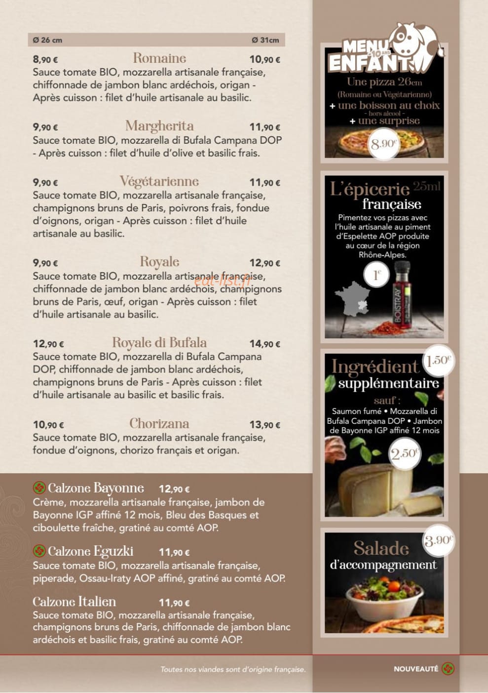 Basilic & Co — carte page 13