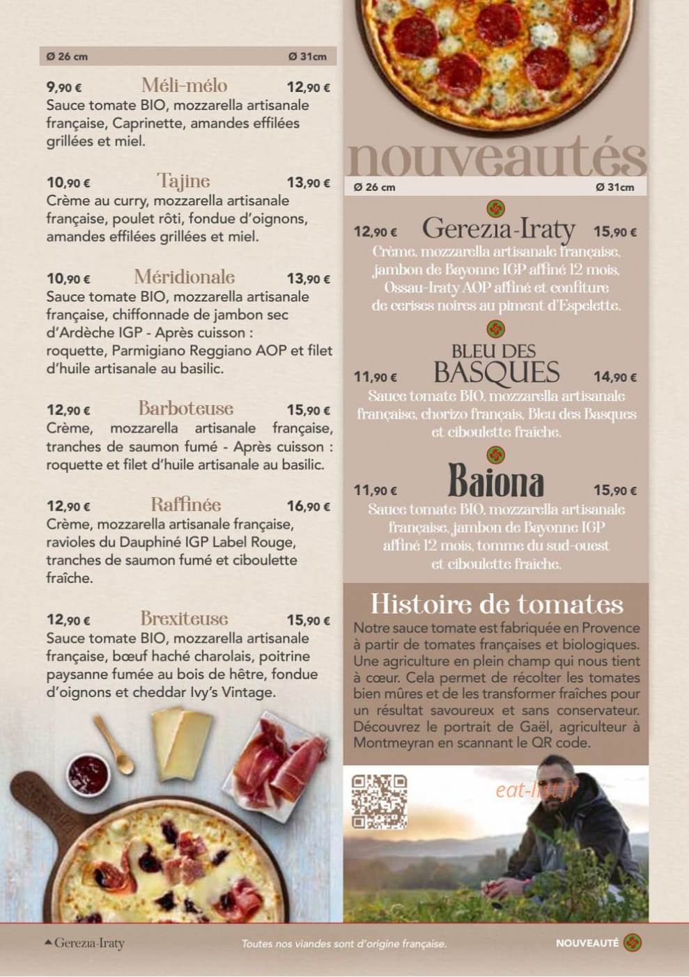 Basilic & Co — carte page 11