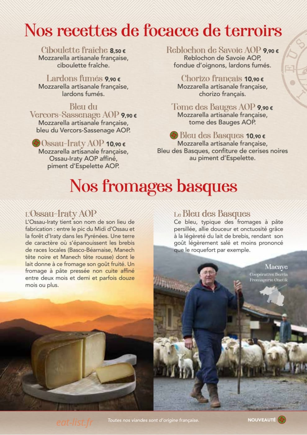 Basilic & Co — carte page 7