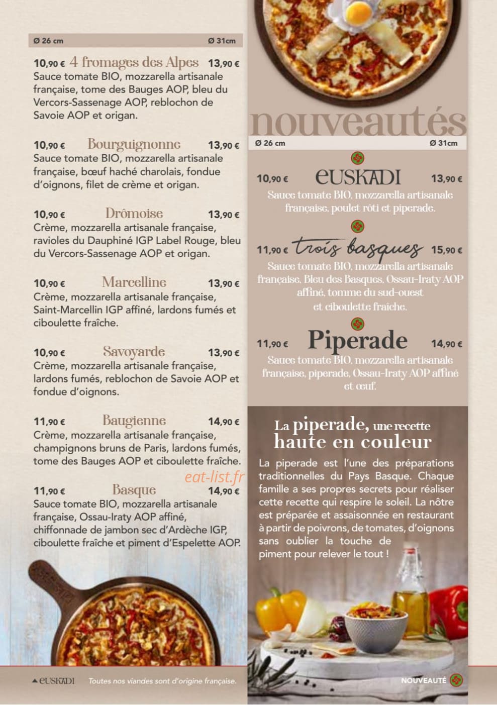 Basilic & Co — carte page 9