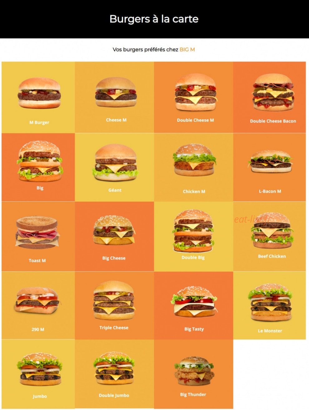 Big M — carte page 1