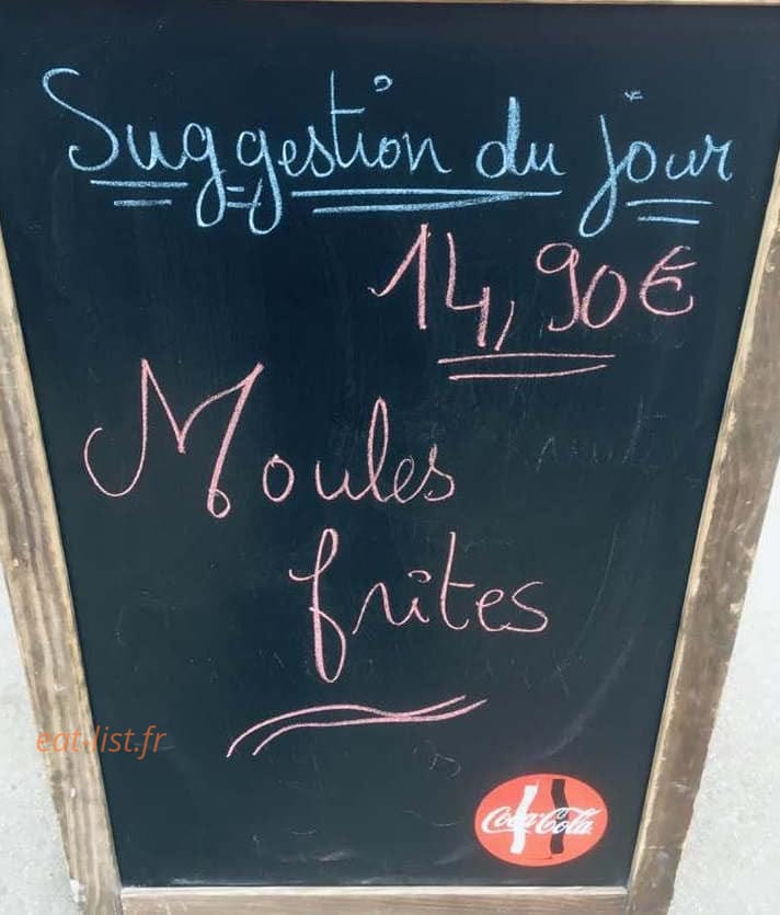 Carte et menu de Brasserie du Théâtre à Villeurbanne — Suggestion du jour