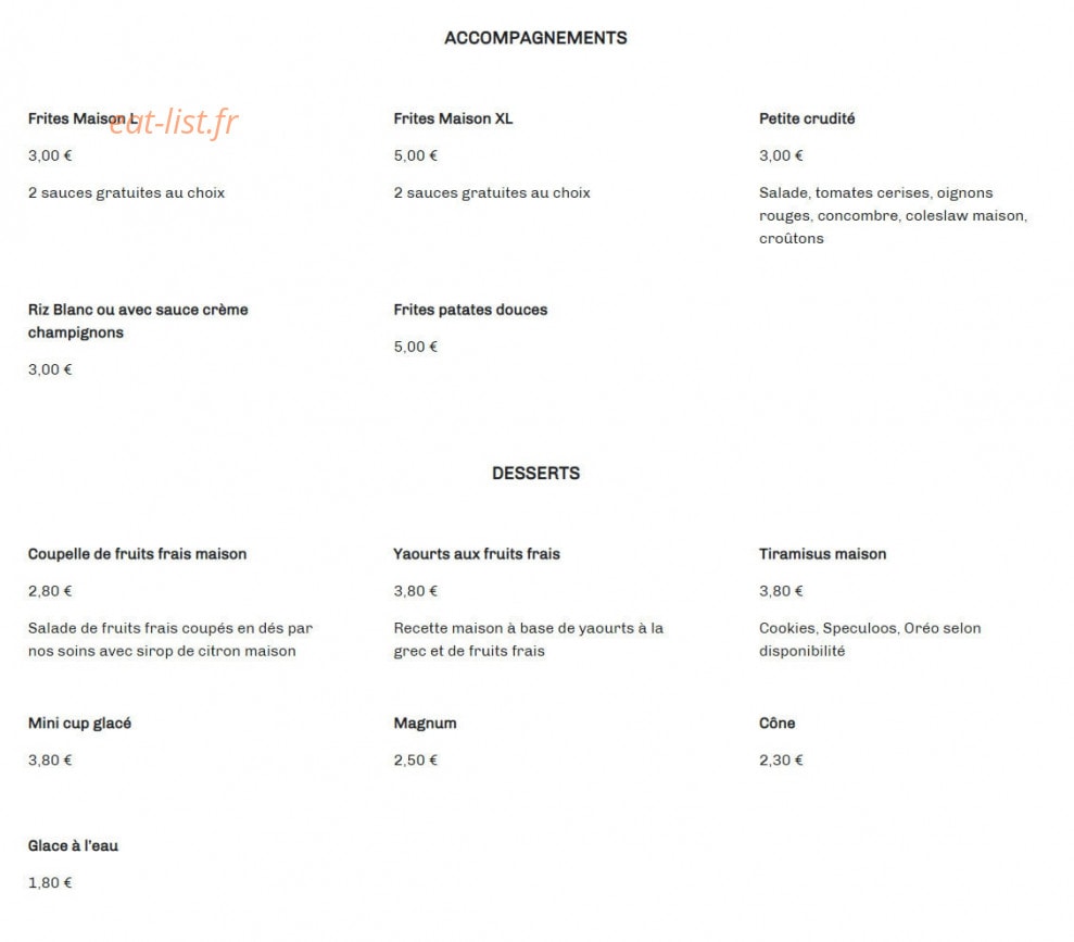 Breakfast Lunch & Dinner — carte page 6