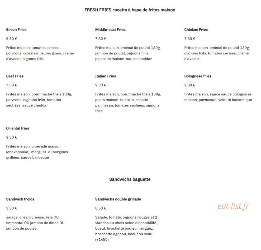 Breakfast Lunch & Dinner — carte page 5