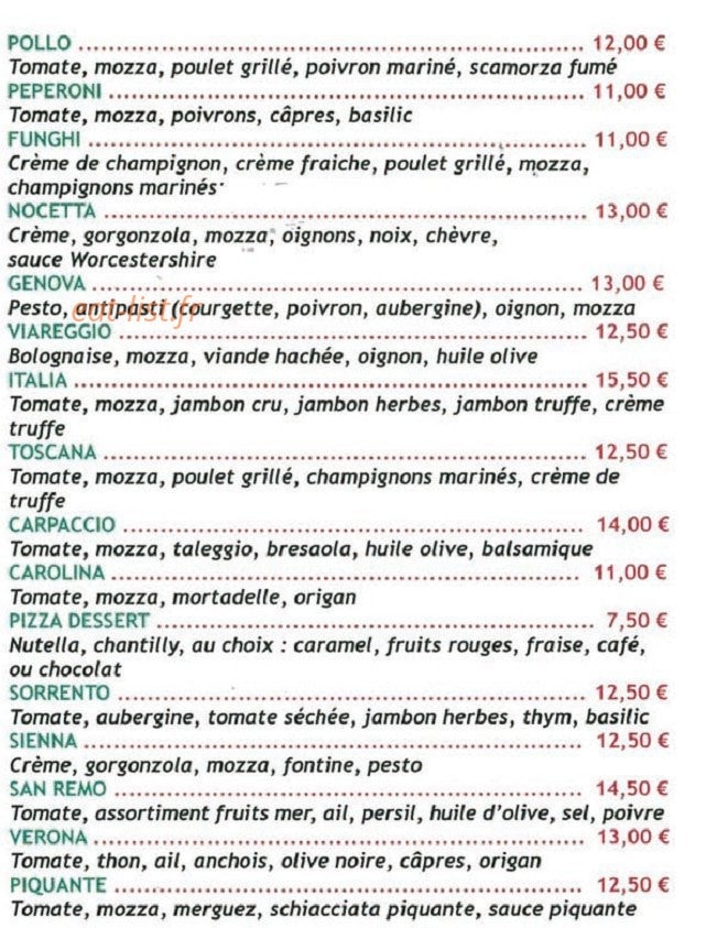 Casa de Carolis — carte page 2