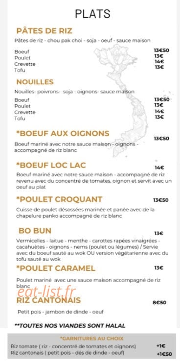 Chez l'Asiat — carte page 2