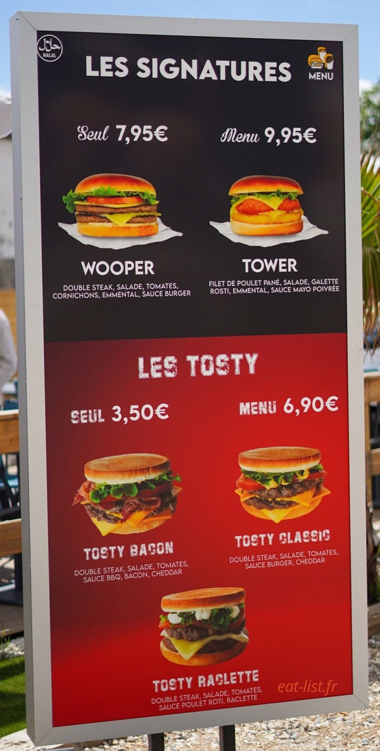 Cooker's — carte page 1