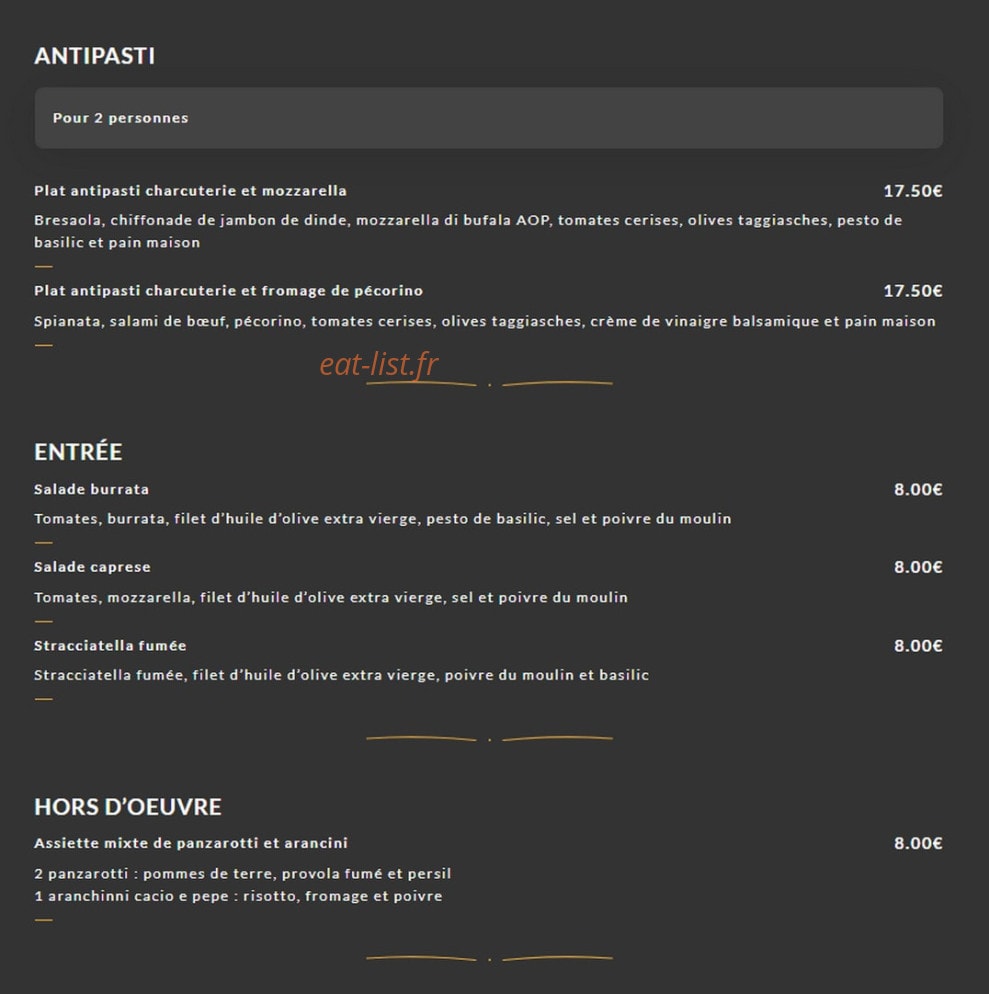 Deliziosa — carte page 1