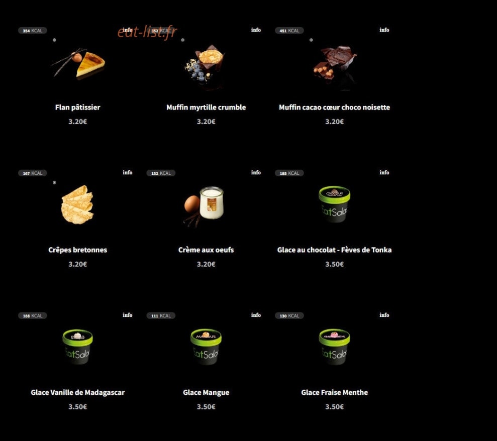 Eat Salad — carte page 11