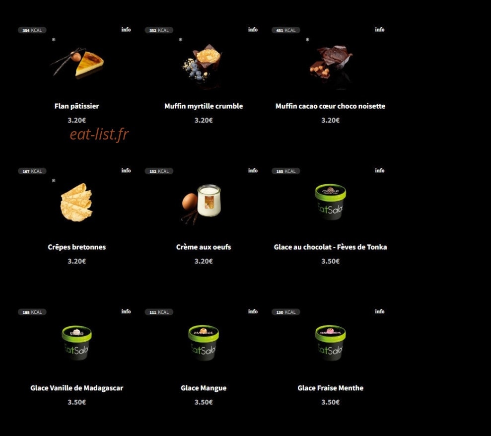 Eat Salad — carte page 11