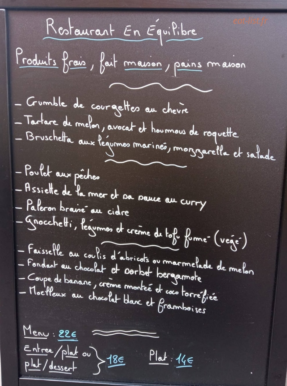 En équilibre — carte page 1