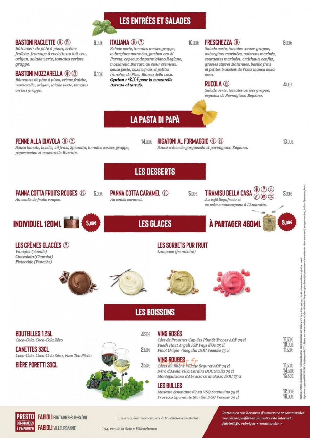 Fabioli — carte page 2