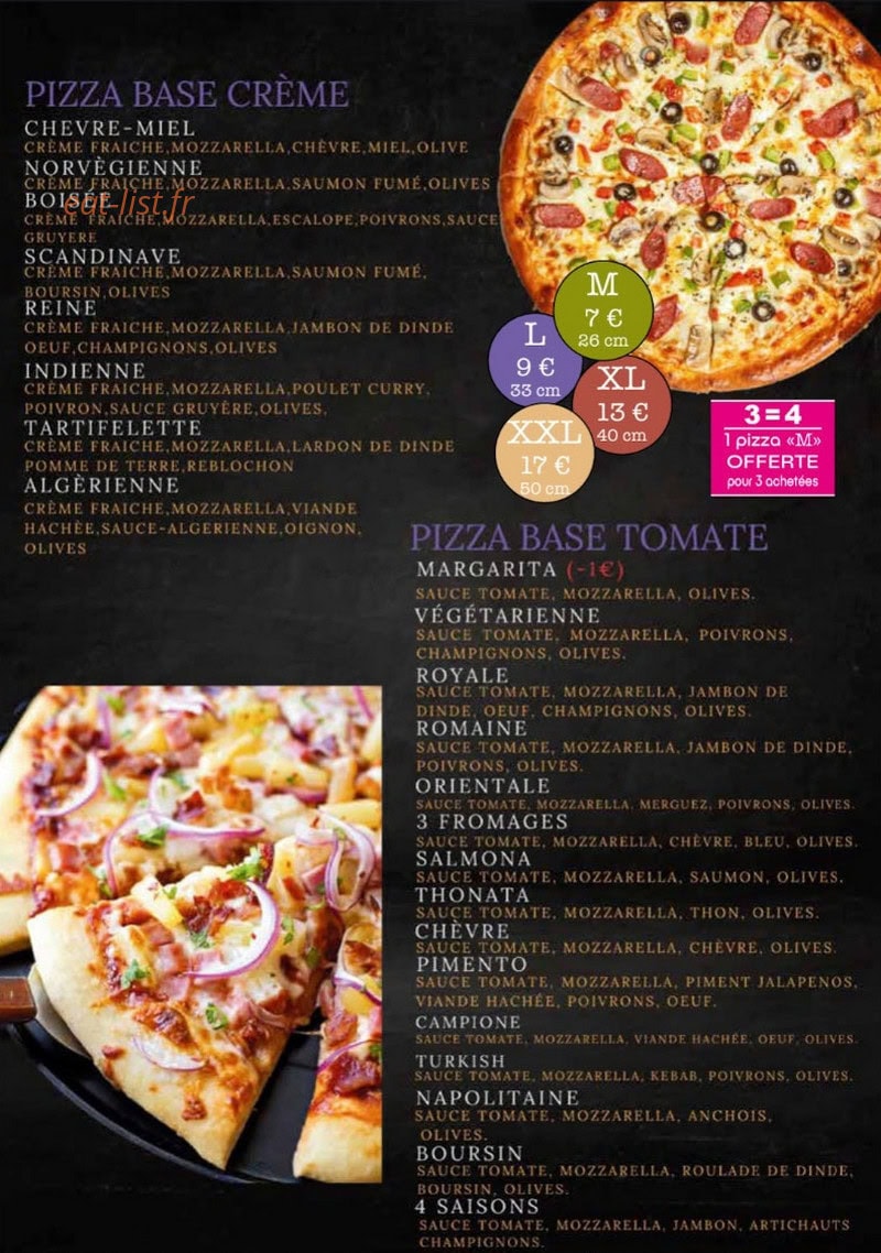 Factorys foods — carte page 2