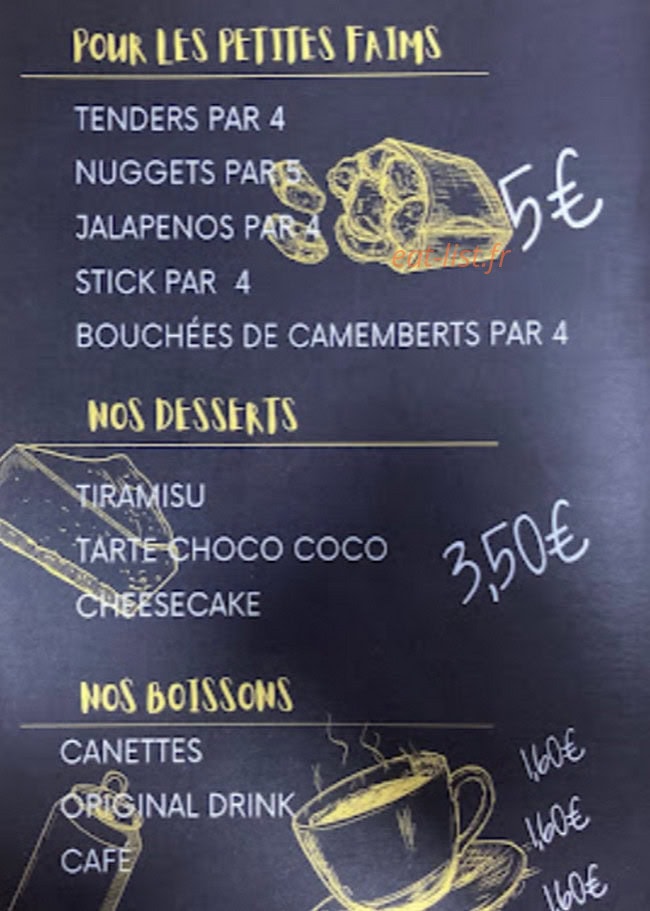 Goût’rmet — carte page 3