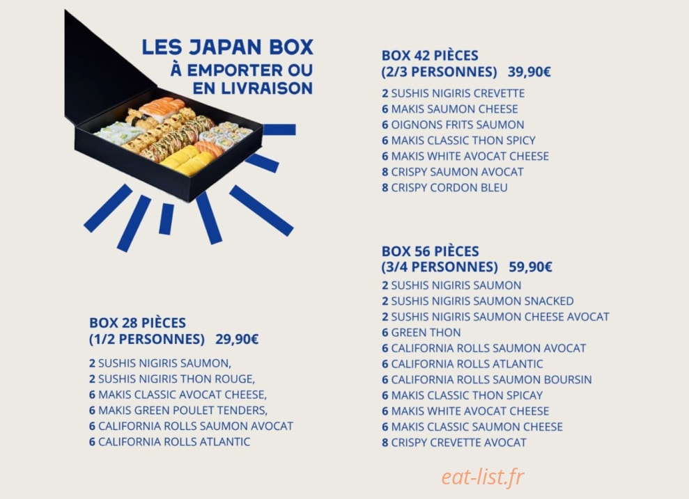 Japan Rice — carte page 5