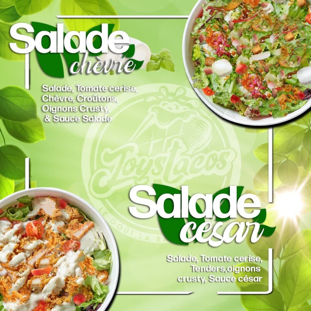 Joys Tacos — carte page 2