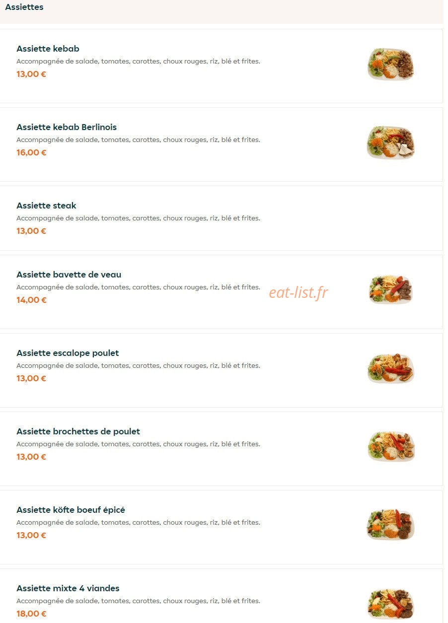 Kebab berlinois — carte page 6