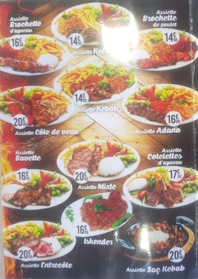 Kebab & Grillade — carte page 1