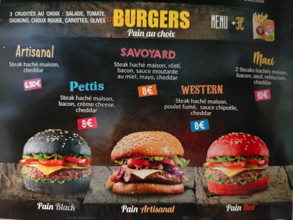 Kebab Lyonnais — carte page 2