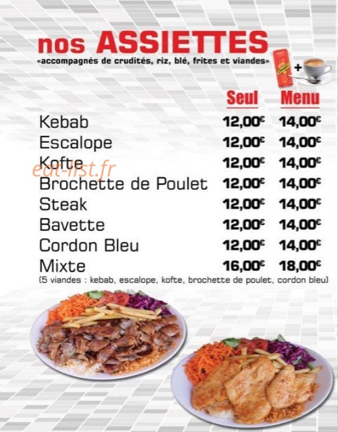 kebab man — carte page 1