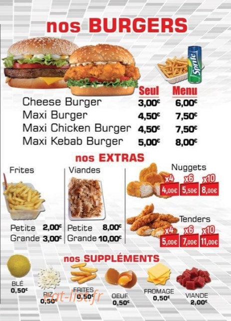 kebab man — carte page 6
