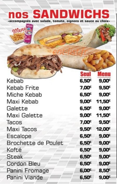 kebab man — carte page 5