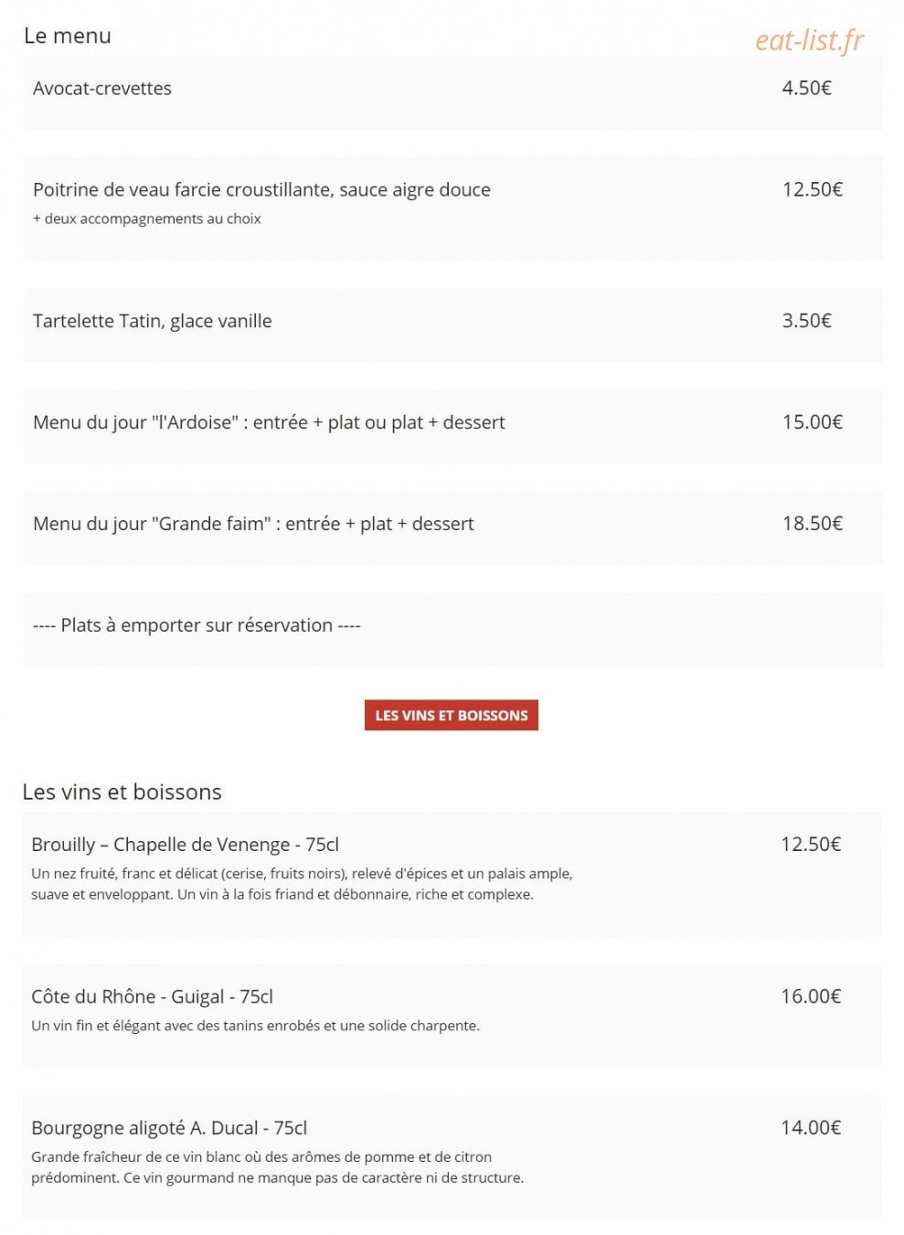 L'Ardoise — carte page 3