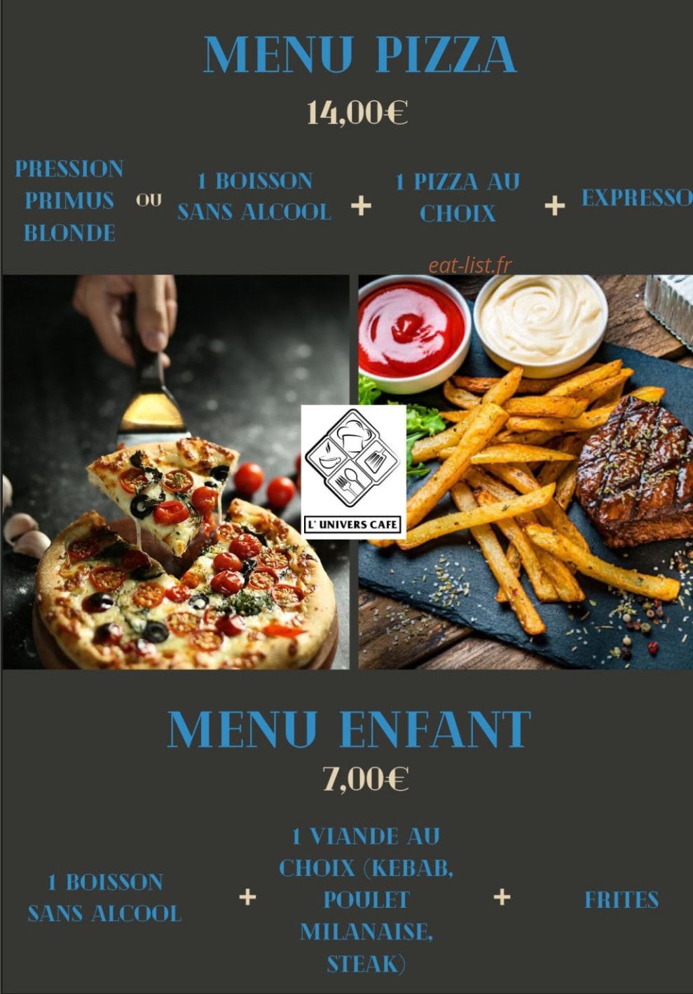 L'Univers Café — carte page 6