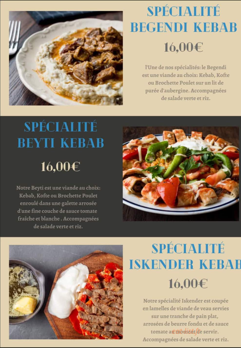 L'Univers Café — carte page 4