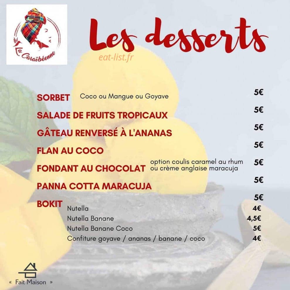 La Caraïbéenne — carte page 5