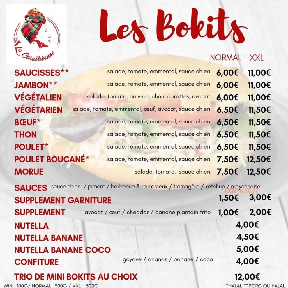 La Caraïbéenne — carte page 3