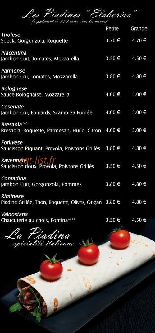 La Caveja — carte page 1