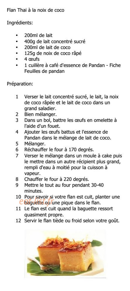 La Maison Thai — carte page 5