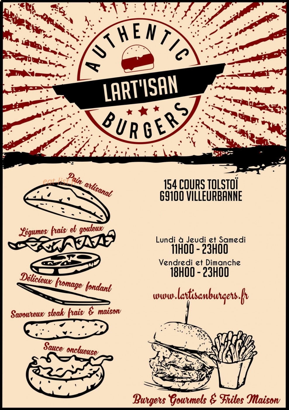 Lart'isan — carte page 1