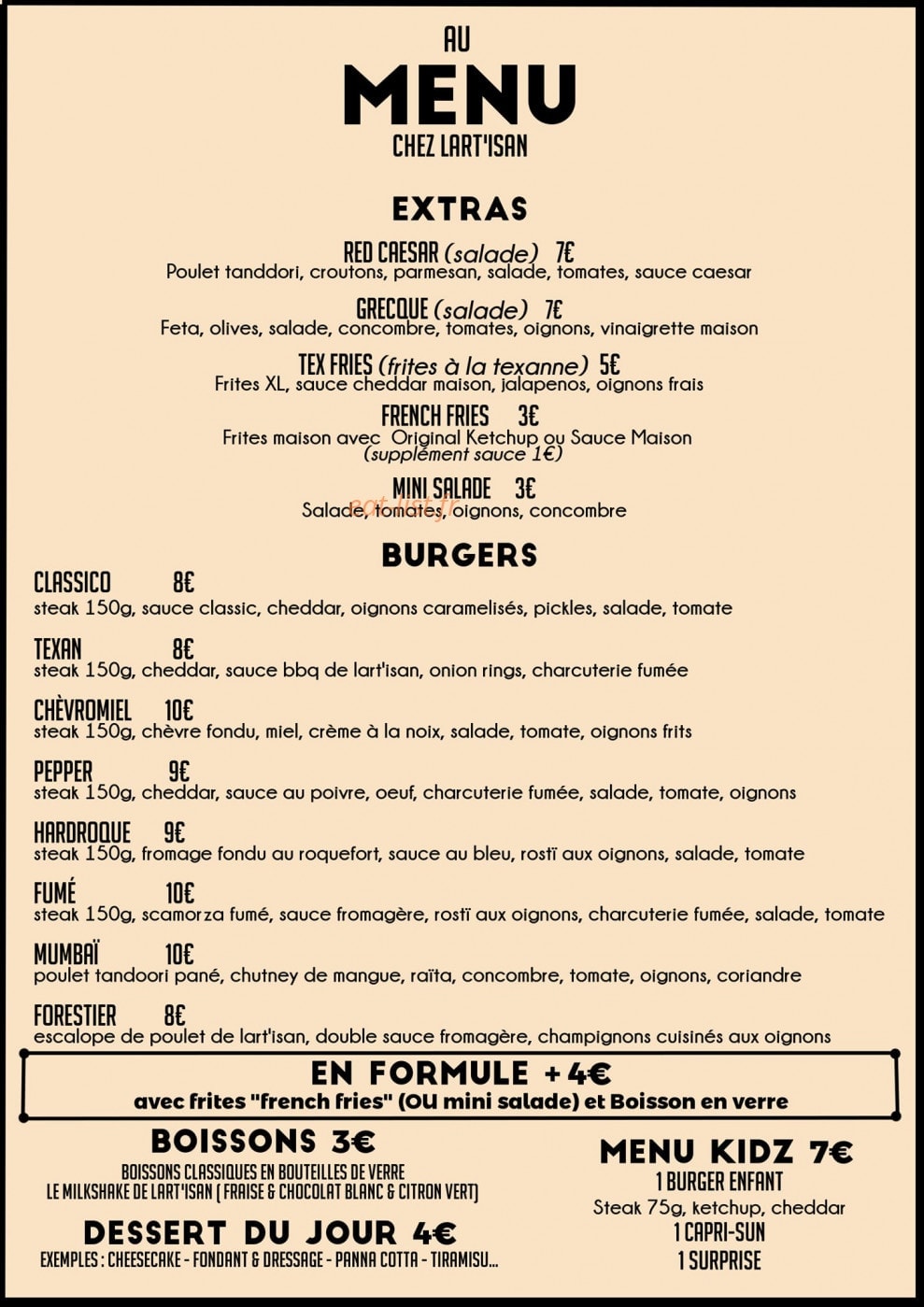 Lart'isan — carte page 5