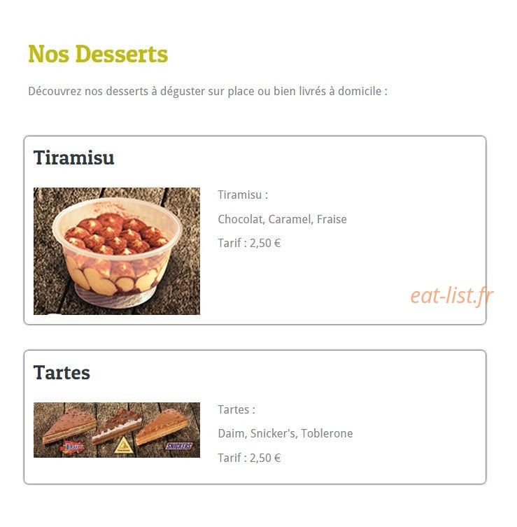 Le Maxi Tacos — carte page 6