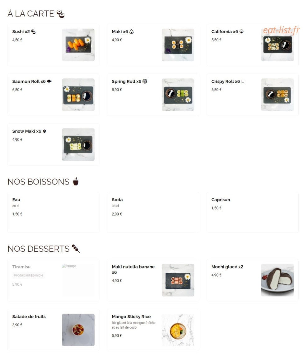 Le Shirô — carte page 4