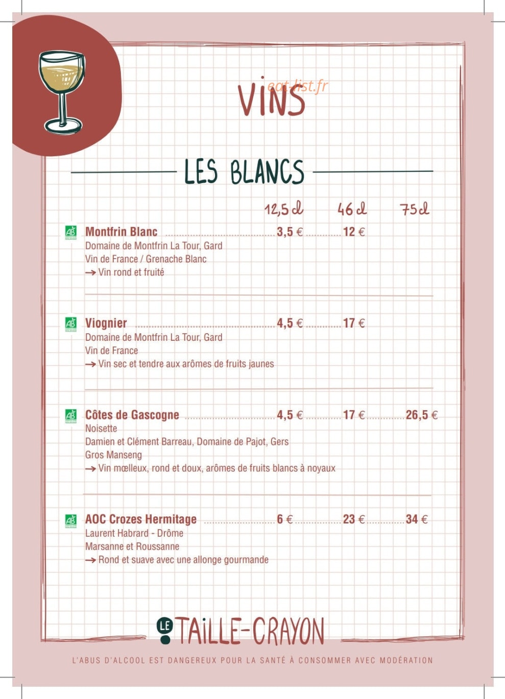 Le Taille Crayon — carte page 3