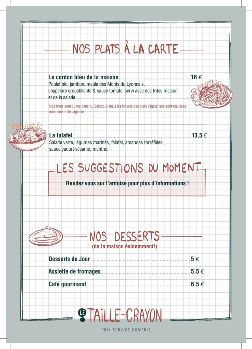 Le Taille Crayon — carte page 2