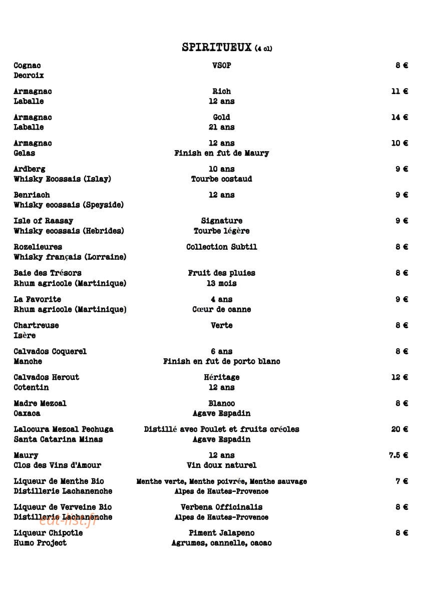 Le Tourbillon de la Vigne — carte page 3