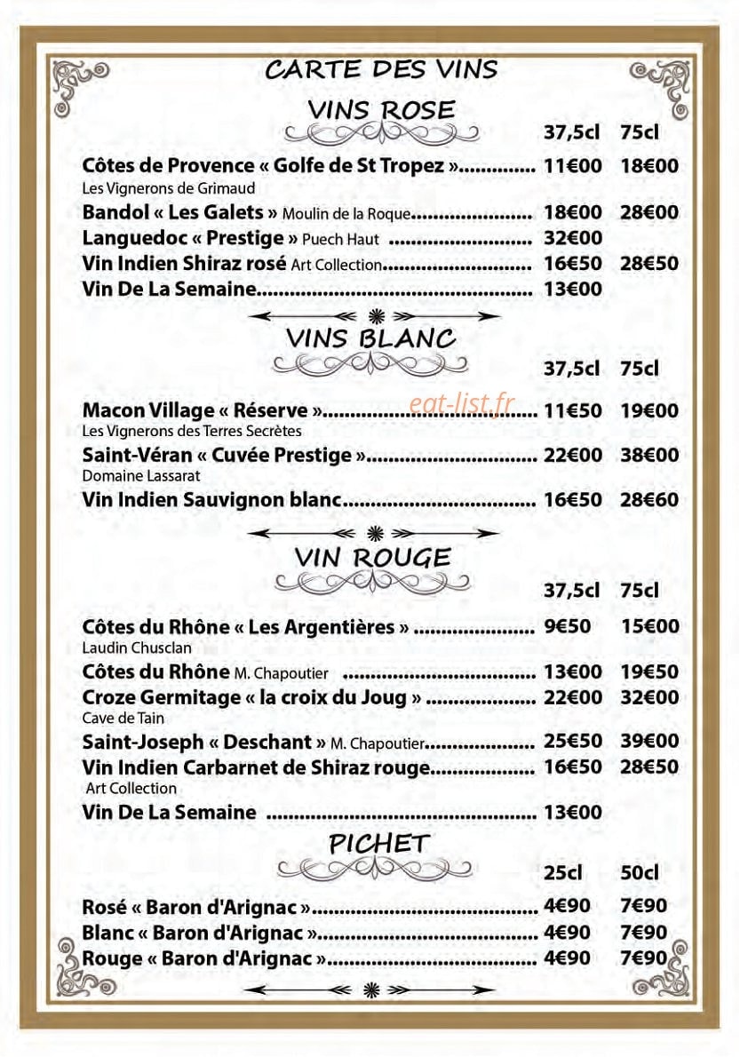 Les Portes De L'Inde — carte page 18